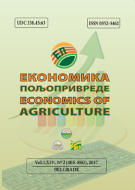 					View Vol. 64 No. 2 (2017): ECONOMICS OF AGRICULTURE
				