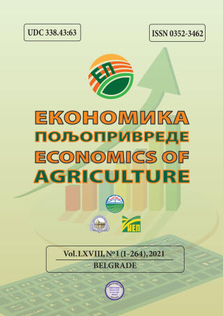 					View Vol. 68 No. 1 (2021): Economics of Agriculture
				