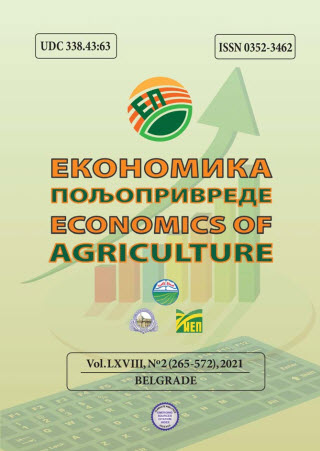 					View Vol. 68 No. 2 (2021): Economics of Agriculture
				