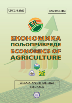 					View Vol. 69 No. 2 (2022): Economics of Agriculture
				