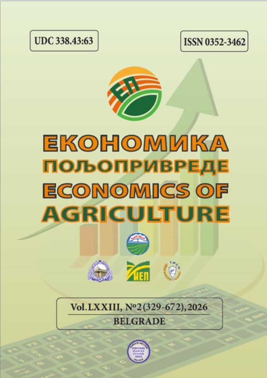 					View Vol. 73 No. 2 (2026): Economics of Agriculture
				